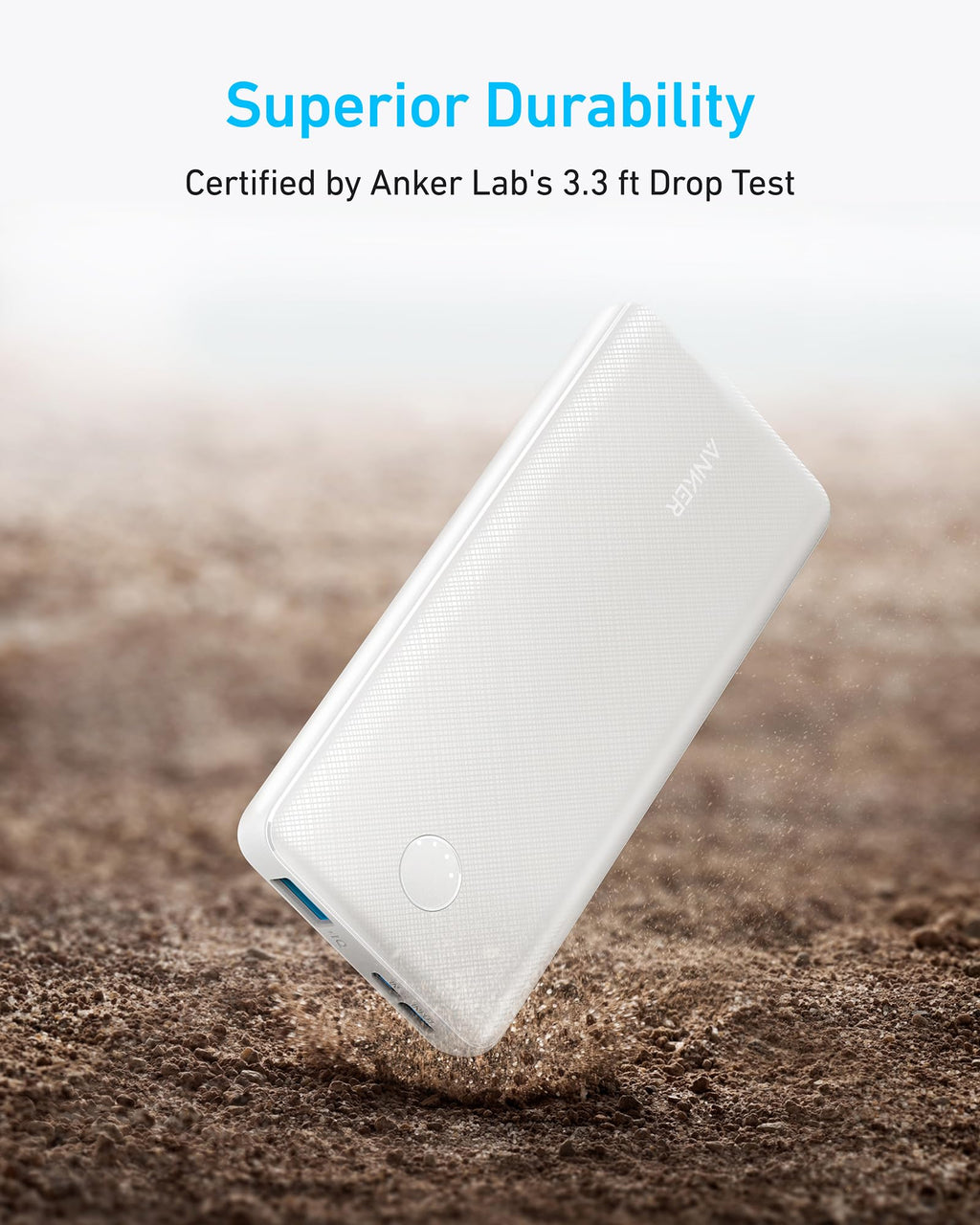Anker Power Bank(PowerCore 10K), Compact Travel-Ready 10,000mAh Battery Pack with PowerIQ Charging Technology, 5V/3A High-Speed Charging for iPhone, iPad,and More (1, Black)