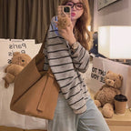 Autumn And Winter Lazy Style Loose Feeling Brushed Base Shirt