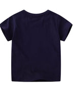 Children's Dinosaur Crew Neck Short Sleeve T-Shirt