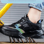 Lightweight Breathable Anti-Smash Work Shoes – Women's Safety Sneakers