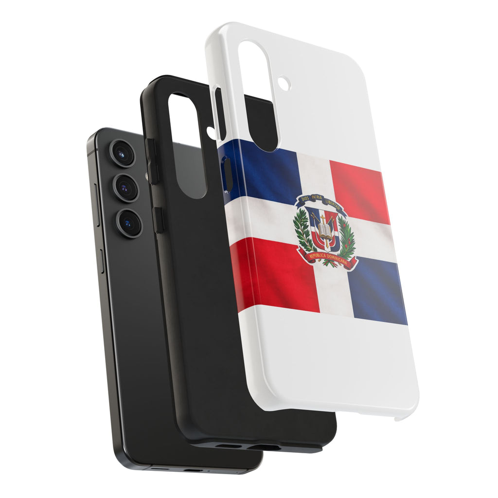 Dominican Flag Tough Phone Case Protective Patriotic Phone Cover