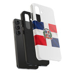 Dominican Flag Tough Phone Case Protective Patriotic Phone Cover