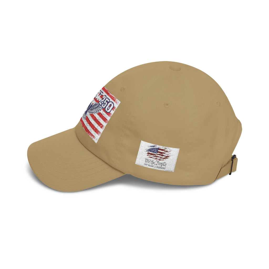 Patriot 250 Eagle Flag Dad Cap | American Flag Vintage Baseball Hat | Vintage USA Eagle Cap | Patriotic Adjustable Baseball Hat | Fourth of July