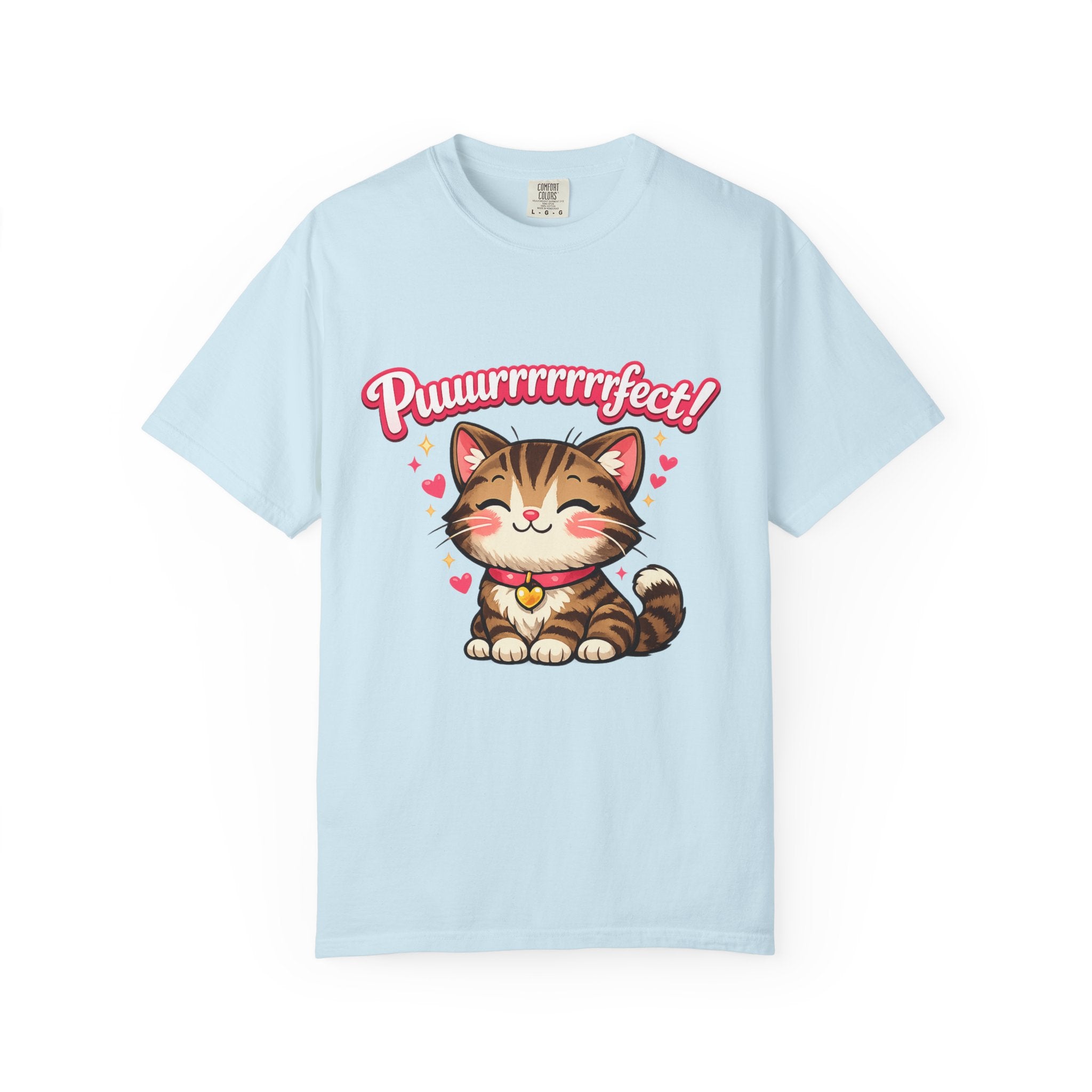 Puuurrrrfect! Cute Tabby Cat Graphic T-Shirt