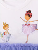 Children's Ballerina Round Neck Tulle Dress
