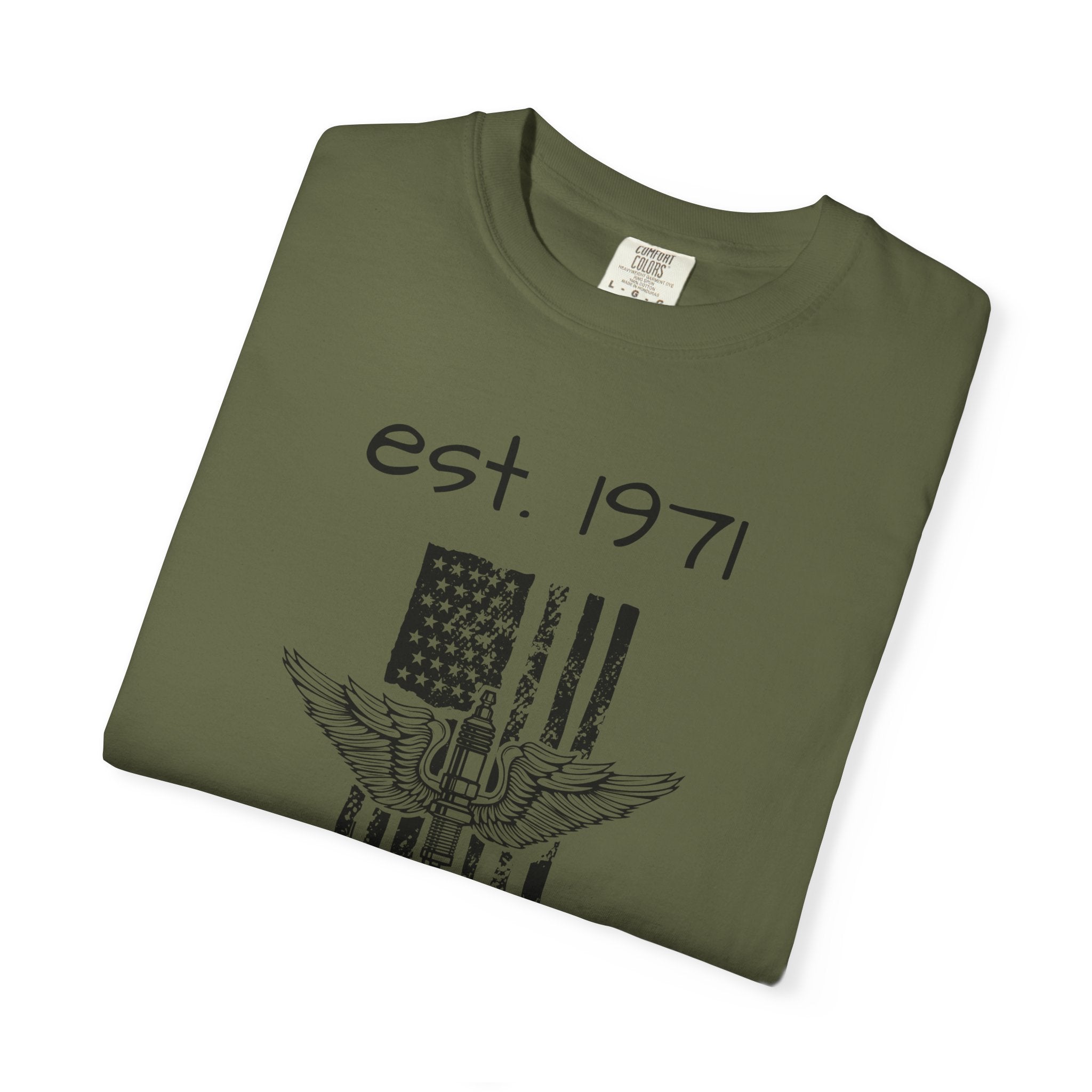 Vintage-Inspired Unisex T-Shirt with Established 1971 Design, Casual Wear, Gift for Father's Day, Graphic Tee, Casual Fashion, [...]