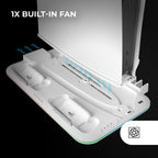 Headphone stand Mars Gaming MPS5B2 White