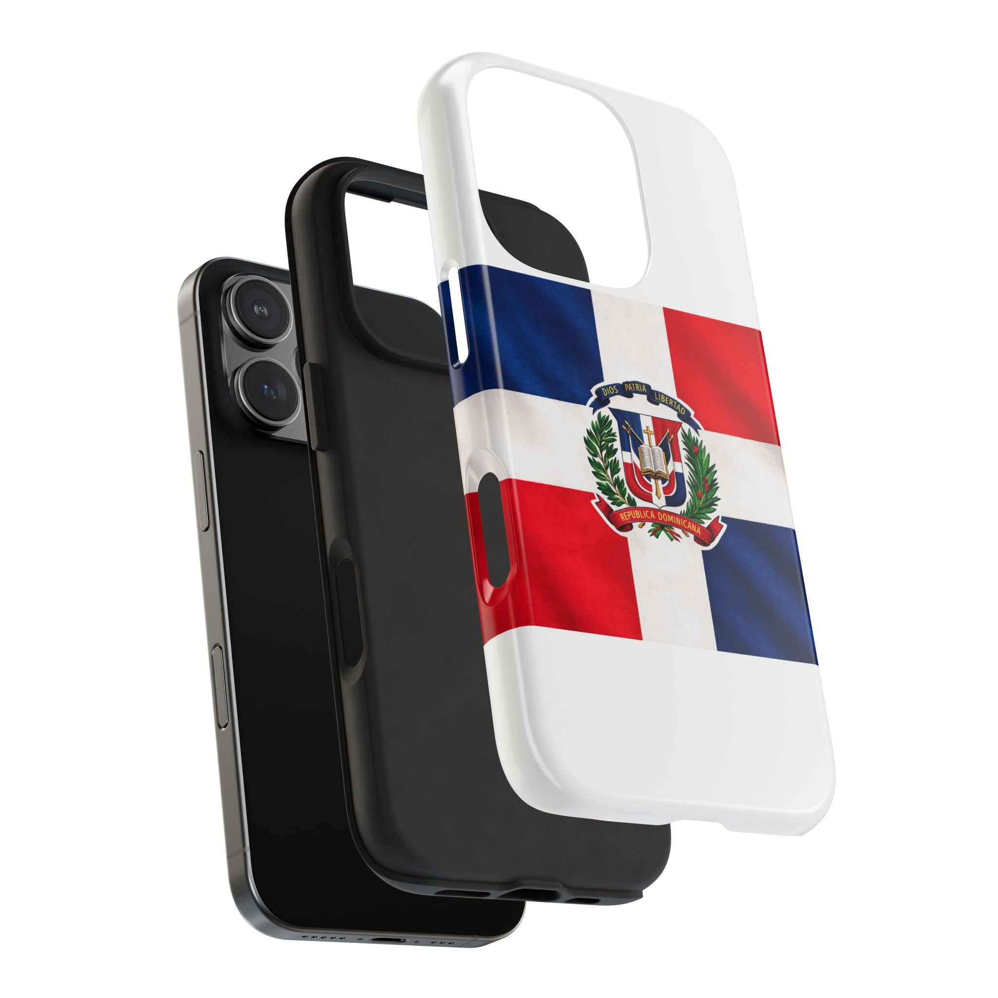 Dominican Flag Tough Phone Case Protective Patriotic Phone Cover
