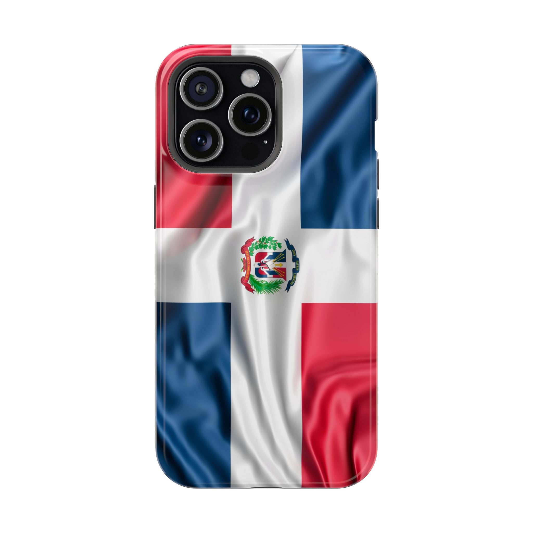 Dominican Republic Flag Magnetic Impact Resistant Phone Case