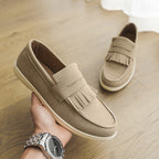 Men's Matte Suede Slip-On Loafers