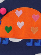 Children's Cute Ladybug Polka Dot Dress