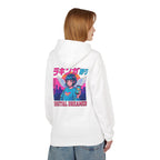 Digital Dreamer Unisex Fleece Hoodie, Cozy Graphic Sweatshirt, Anime Style Hoodie, Perfect Gift for Gamers, Casual Streetwear