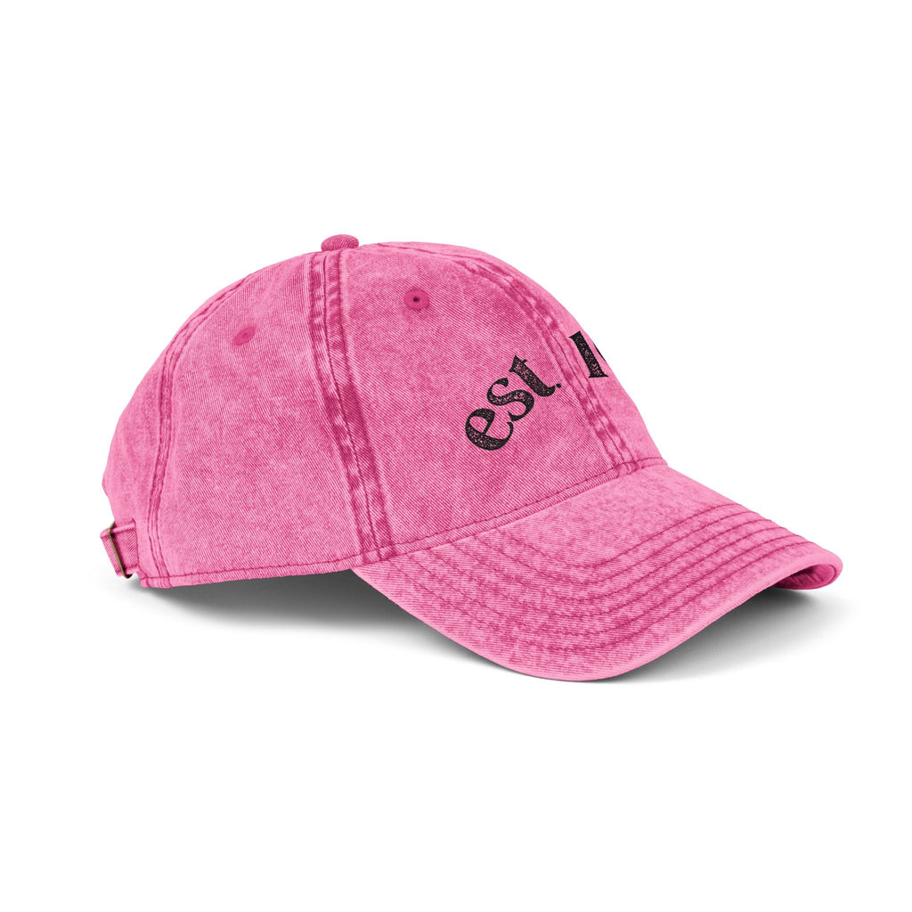Embroidered Vintage Cap