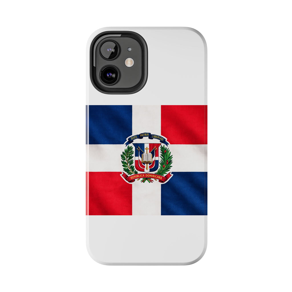 Dominican Flag Tough Phone Case Protective Patriotic Phone Cover