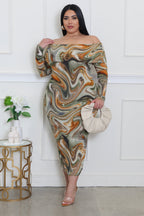 To The Beat Plus Size Dress