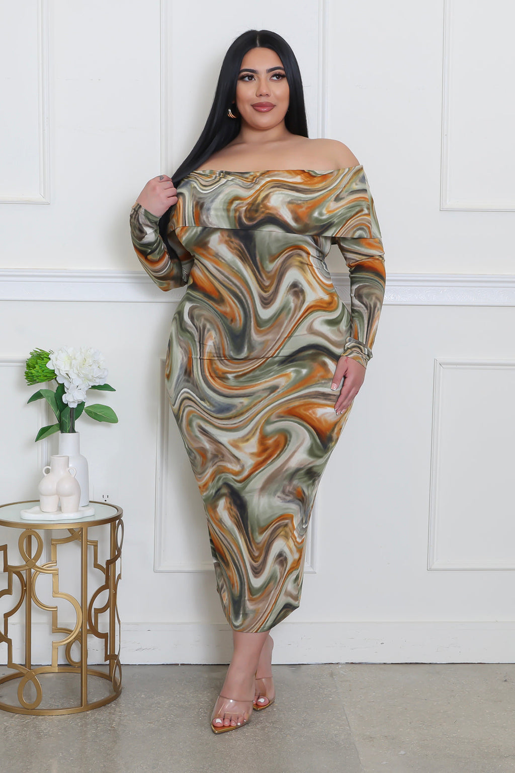 To The Beat Plus Size Dress