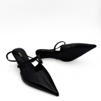 Connie Slingback Leather Heels