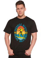 Paradise Beach 1983 Men's Bamboo Viscose/Organic Cotton Short Sleeve Graphic T-Shirt