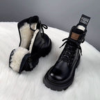 Fur Integrated Thick Bottom Winter Boots