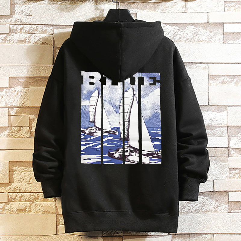 Men's Plus Size Warm Hooded Jacket for Autumn/Winter