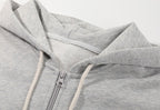 Relaxed Stylish Versatile Zip-up Cardigan Top
