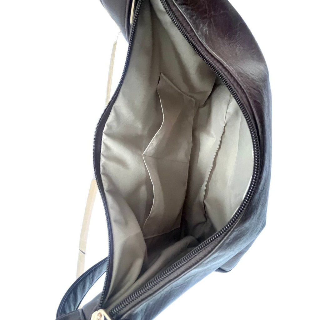 PU Leather Crossbody Bag with Adjustable Strap