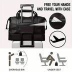 Durable Large Weekender Bag with Shoe Compartment