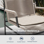 Modern Four Piece Patio Furniture Set for Outdoor Spaces