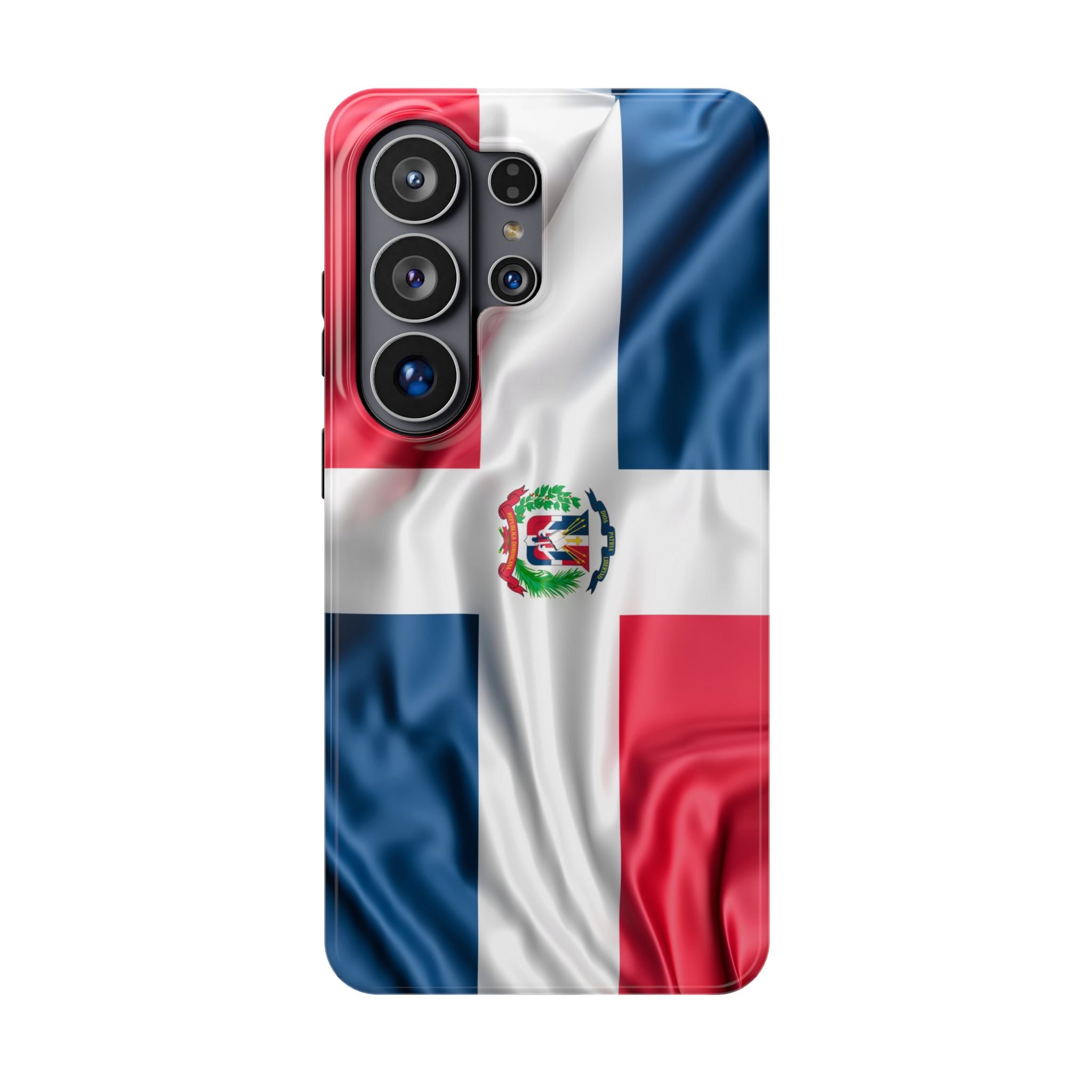 Dominican Republic Flag Magnetic Impact Resistant Phone Case