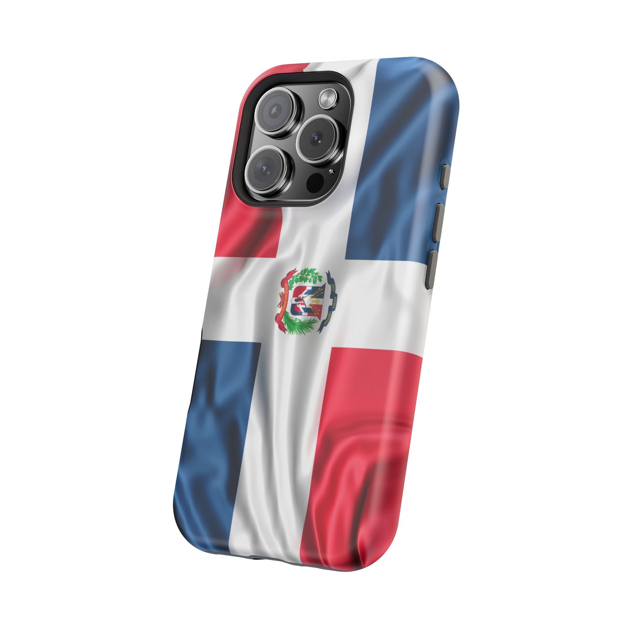 Dominican Republic Flag Magnetic Impact Resistant Phone Case