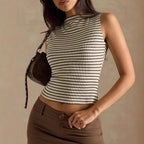 Women’s Slim Fit Striped Vest Top