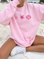 Women's Cute Kitten Graphic Sweatshirt