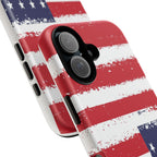 American Flag Tough Phone Case — Distressed Stars & Stripes Protective Cover