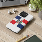 Dominican Flag Tough Phone Case Protective Patriotic Phone Cover