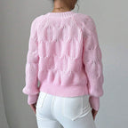 Women's Bow Cropped Cardigan