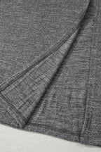 Delicacy 3pcs V Neck T Shirt Ribbon Knot Pants Open Duster 3pcs Lounge Set