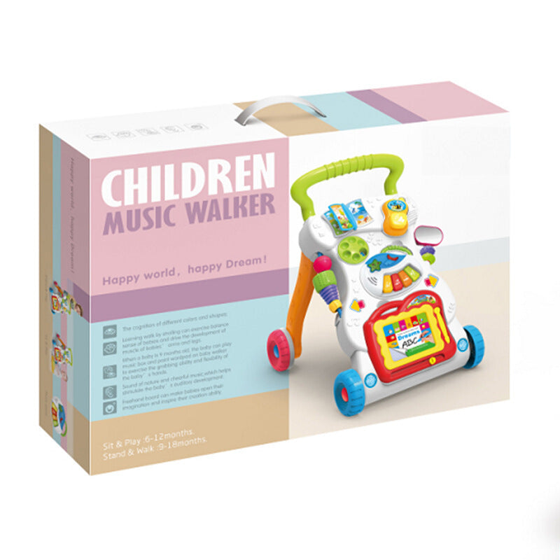 Baby Stroller, Walker Toy, Musical Push Cart