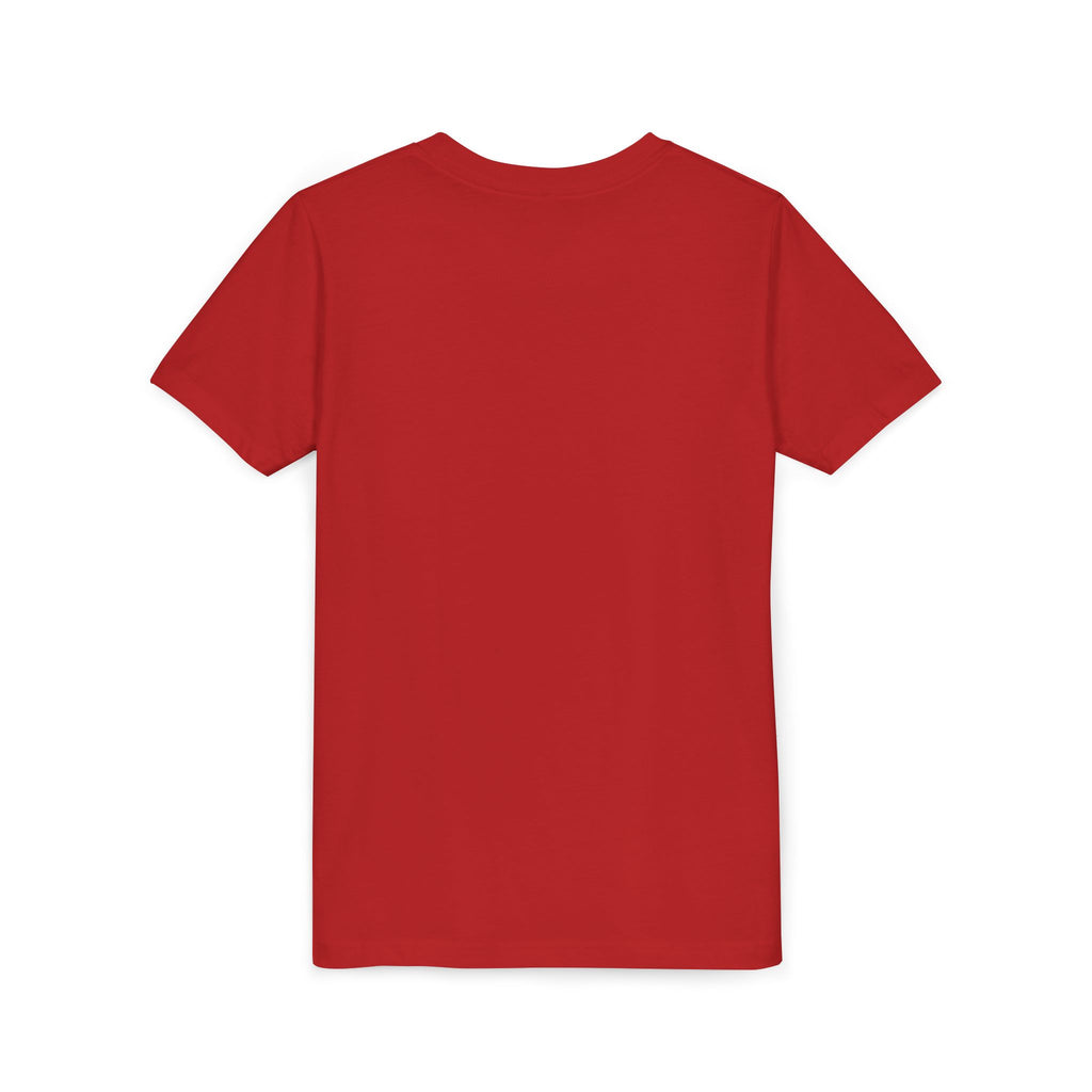 Youth Tee — "Punch Love" Monkey Hugging Pink Teddy Cute Kids Valentine Shirt