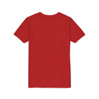 Youth Tee — "Punch Love" Monkey Hugging Pink Teddy Cute Kids Valentine Shirt