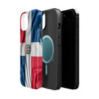 Dominican Republic Flag Magnetic Impact Resistant Phone Case
