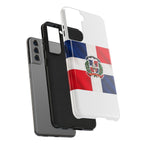 Dominican Flag Tough Phone Case Protective Patriotic Phone Cover