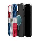 Dominican Republic Flag Magnetic Impact Resistant Phone Case