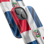 Dominican Republic Flag Magnetic Impact Resistant Phone Case