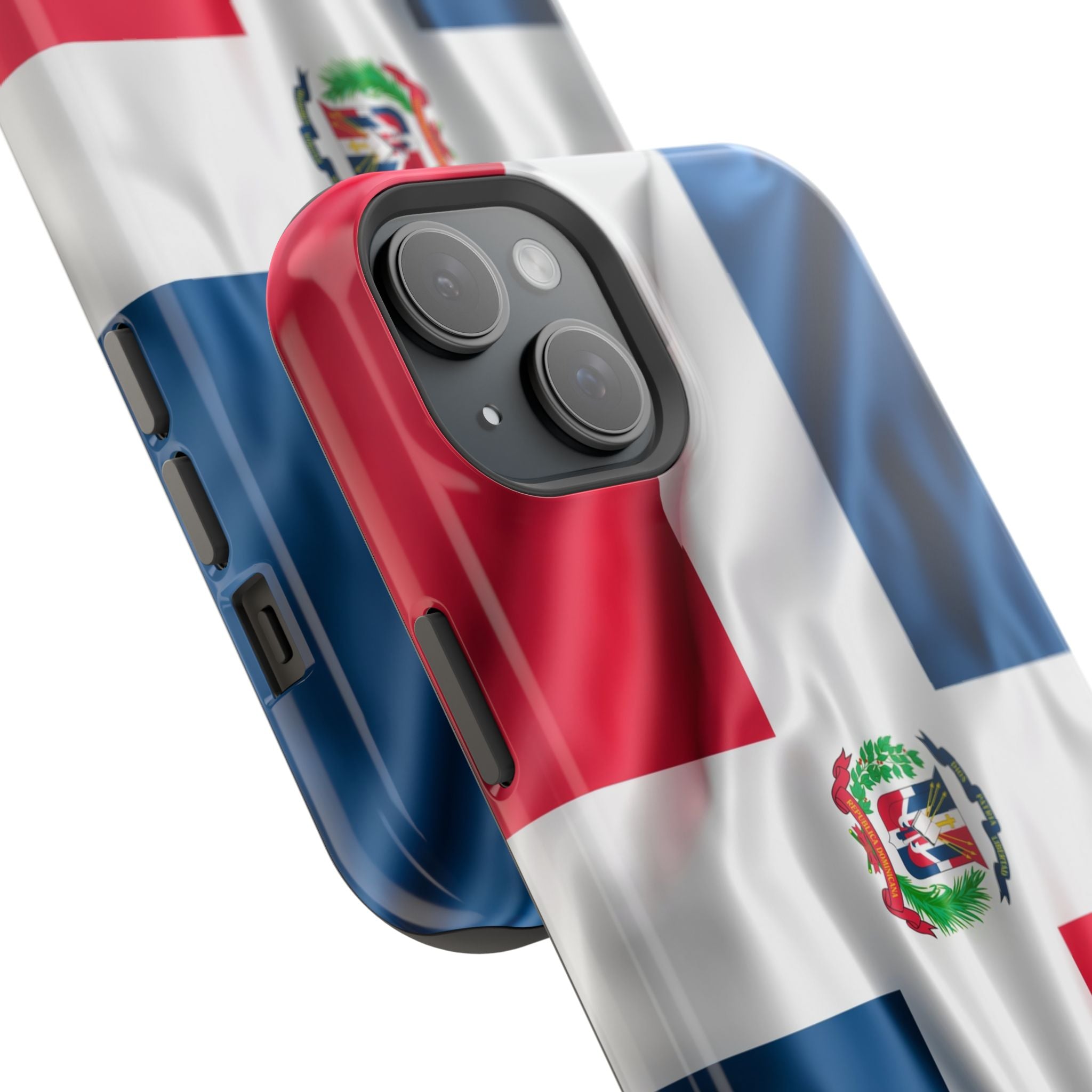 Dominican Republic Flag Magnetic Impact Resistant Phone Case