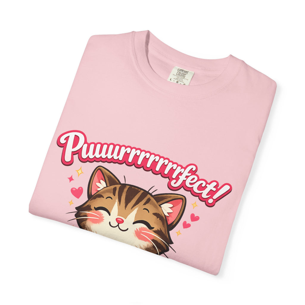 Puuurrrrfect! Cute Tabby Cat Graphic T-Shirt