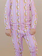 Bamboo Two Piece Set | Gingham & Flowers
