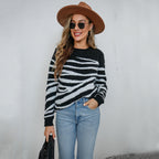 Single-breasted Classy Plus-size Commuter Sweater