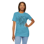 Nautical Octopus Tee, Unisex Short Sleeve Shirt, Ocean Lover Gift, Sea Life T-Shirt, Marine Adventure Apparel, Beach Vibes Wear