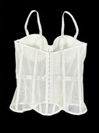 Mesh See-Through Fishbone Corset