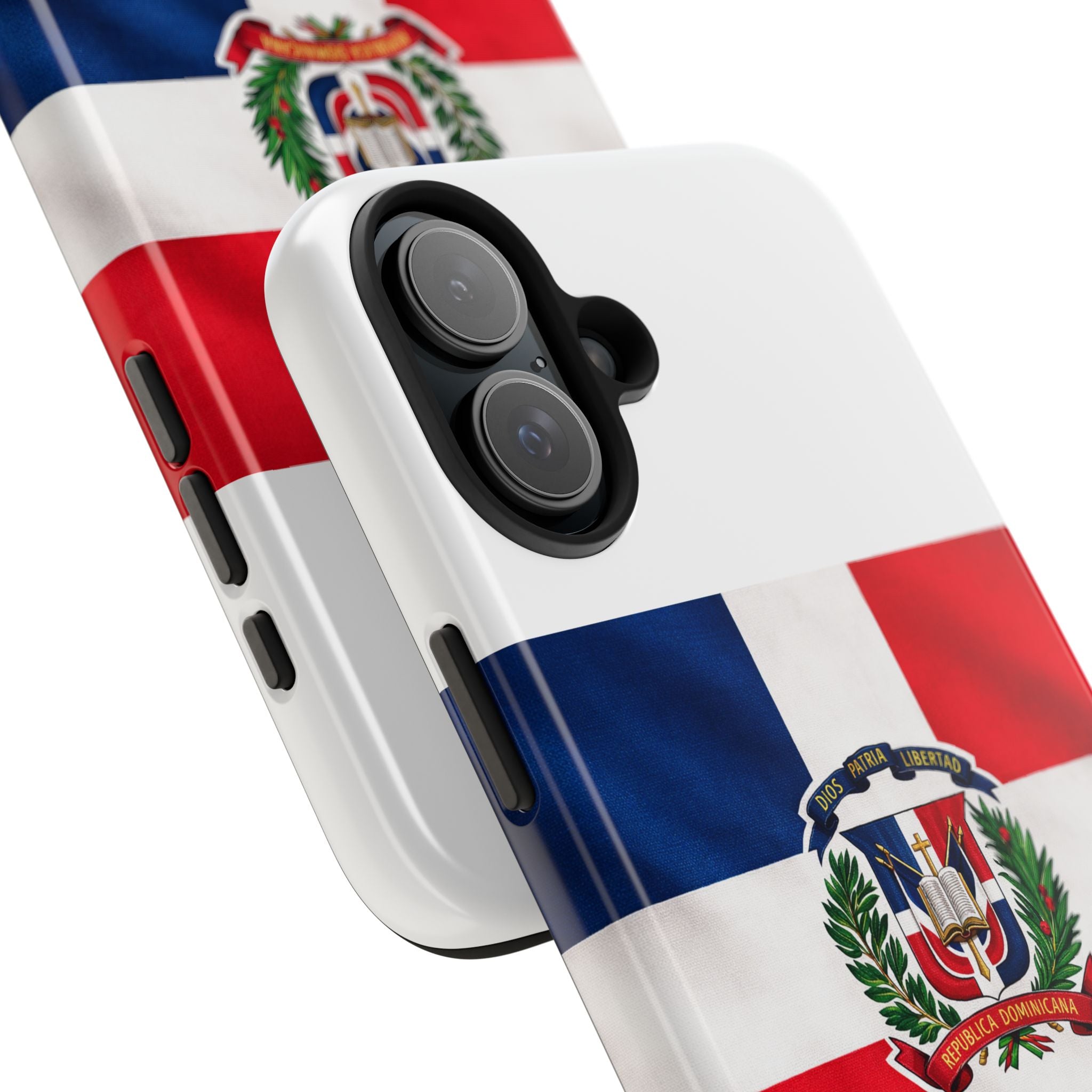 Dominican Flag Tough Phone Case Protective Patriotic Phone Cover